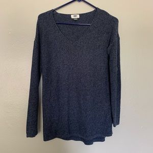 Blue marbled sweater